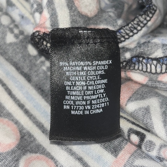 Mossimo Women’s XL Boho Geometric Print Maxi Dress Multicolor Spaghetti Strap - Picture 4 of 4